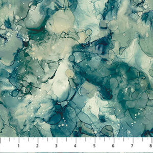 Northcott Fabrics - Whisper - 28706-68 Teal Multi Texture