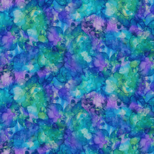 Northcott Fabrics - Coral Reef - DP28883-66 Turquoise Multi Texture