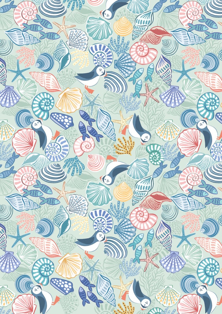 Seas the Day by Lewis & Irene UK - 18 Piece Fat Quarter Bundle - Image 6