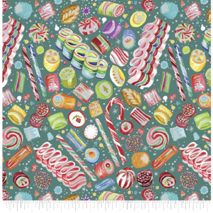 Benartex Magical Season - 16726P-84 Teal/Multi Magical Sweets
