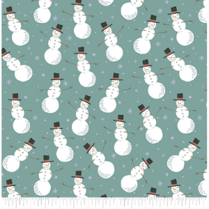 Benartex Magical Season - 16730P-83 Medium Turquoise Merry Snowman
