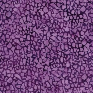 an image of dark purple fabric with a pattern of lighter purple small irregular shapes placed closely together