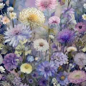 Timeless Treasures - Mystic Meadow - Fleur CD-4210 Panel