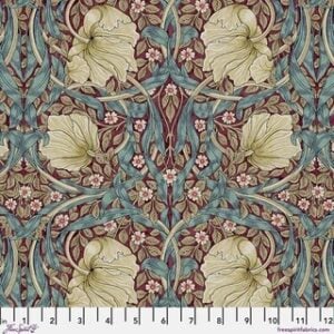Free Spirit PWWM079.TEALBERRY Morris & Co - SM Pimpernel - Teal Berry