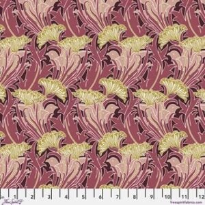 Free Spirit PWWM147.WINE Morris & Co - Laceflower - Wine