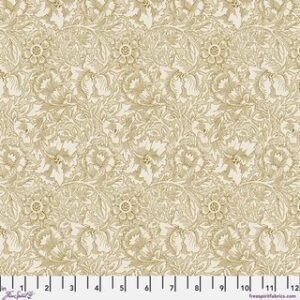Free Spirit PWWM151.PEARWOOD Morris & Co - Pure Poppy - Pearwood