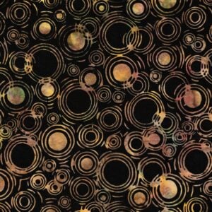 Island Batik / Lumin Fabrics Dotmania 122555795 - Large Dots - Black