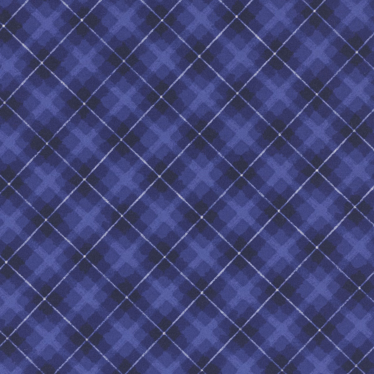 an image of light, medium, and dark blue plaid fabric