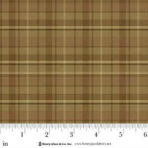 an image of green and olive plaid fabric
