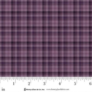 an image of purple plaid fabric