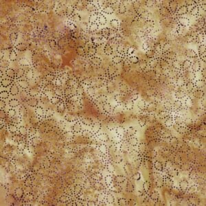 an image of caramel brown fabric with an allover pattern of small flowers formed by dots
