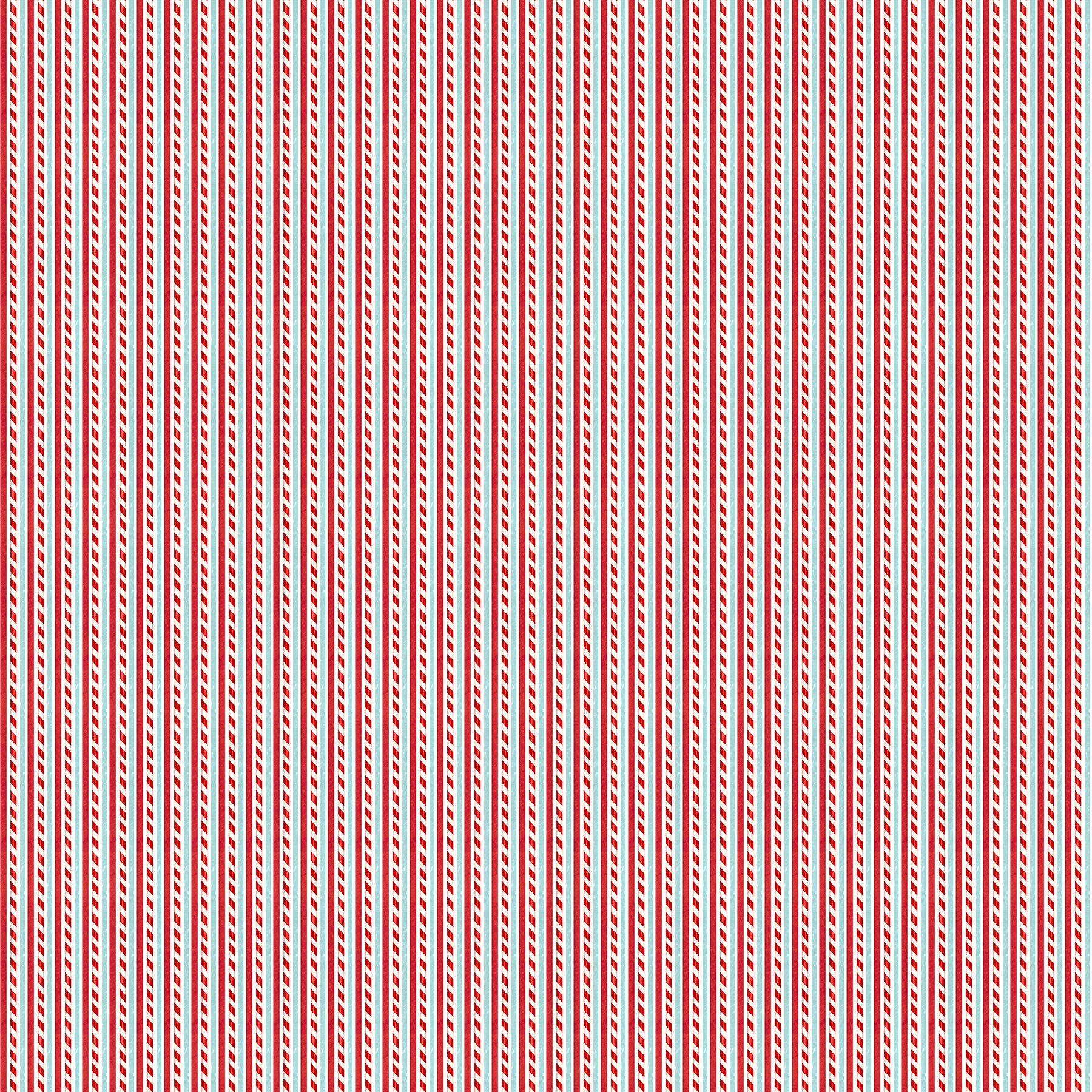 an image of white fabric with thin blue and red stripes alternating with a red and white candy cane stripe.