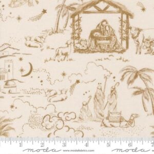 Moda - Silent Night by Watercolour Heart - 40051 16 Cream/Tan - Lamb
