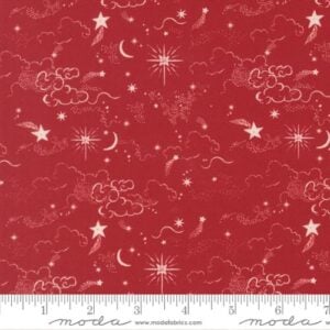 Moda - Silent Night by Watercolour Heart - 40052 18 Red - Crimson