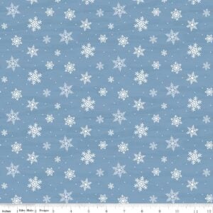 Riley Blake - Covered Bridges in Winter - CD18002-Blue