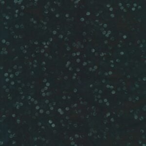 black batik fabric with randomly spaced gray dots
