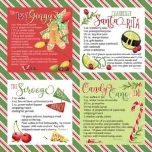 3 Wishes - Happy Alcoholidays - 24574-MLT-CTN-D Merry Mixology