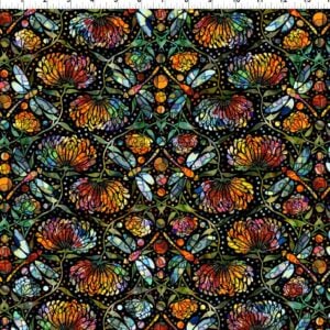In The Beginning Fabrics - Dear Clara - Dragonflies - 2DCL-1 Multi
