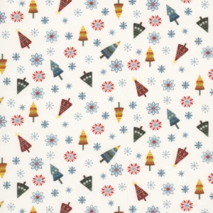 Henry Glass & Co - Nordic Holiday Village - Trees - 3608-44 Cream