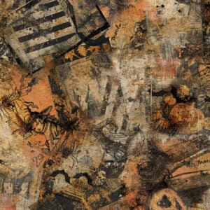 Studio E - Scary Spice - Paper Collage - 8825-48 Butterscotch
