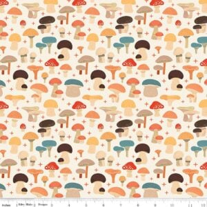 Riley Blake - Secret Garden - Mushrooms - C18041 Cloud