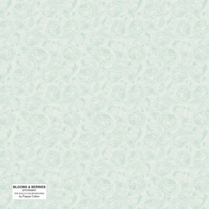 Poppie Cotton - Blooms and Berries - BAB24185 Spearmint Light Green