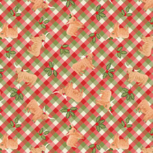 Lewis & Irene UK - Celtic Christmas - Gingham - C135C Festive