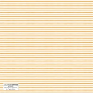 Poppie Cotton - Poppie's Basics - Jailhouse Stripes - JS24282 Blondee Yellow