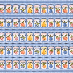 Poppie Cotton - Homegrown Preserves - Summer Canning - HG26804 Blue