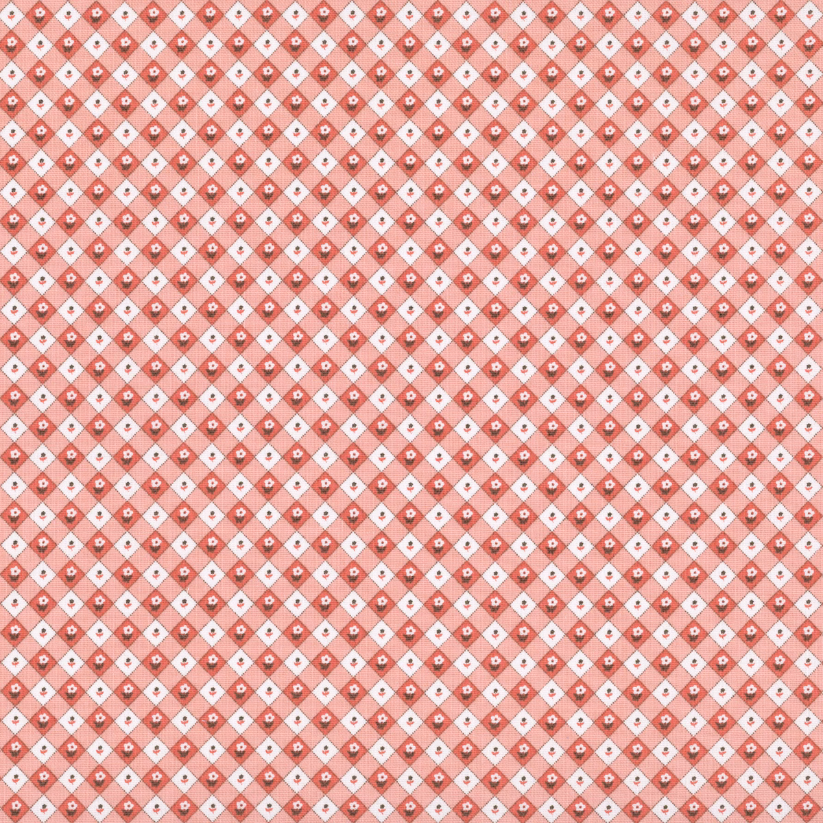 Poppie Cotton - Homegrown Preserves - Checkered Apron - HG26808 Red