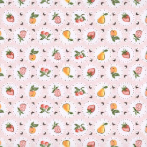 Poppie Cotton - Homegrown Preserves - Fruit Plate - HG26812 Pink